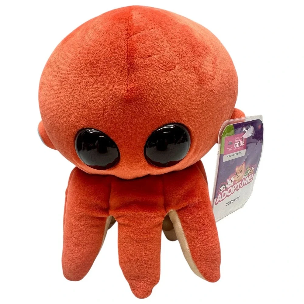 Adopt Me! Pets Octopus Plush Animal with Roblox Virtual Code New with Tags 2023